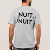 Nuit Nuit T-shirt (Achterkant)