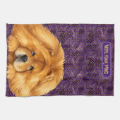 NUK- Red Chow - ArtMuse Keukenhanddoeken (Horizontaal)