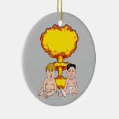 Nuke Baby's Anti Trump Keramisch Ornament (Rechts)