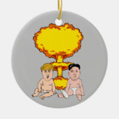 Nuke Baby's Anti Trump Keramisch Ornament (Voorkant)