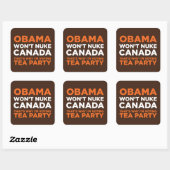 Nuke Canada Vierkante Sticker (Vel)