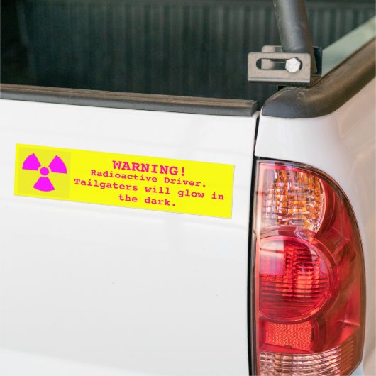 Nuke Driver Bumpersticker (Op Truck)