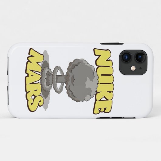 Nuke Mars Case-Mate iPhone Case (Achterkant (horizontaal))
