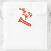Nuke Revolution Ronde Sticker (Tas)