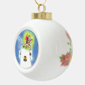 Nuked Santa Claus keramische kerstbal ornament (Rechts)