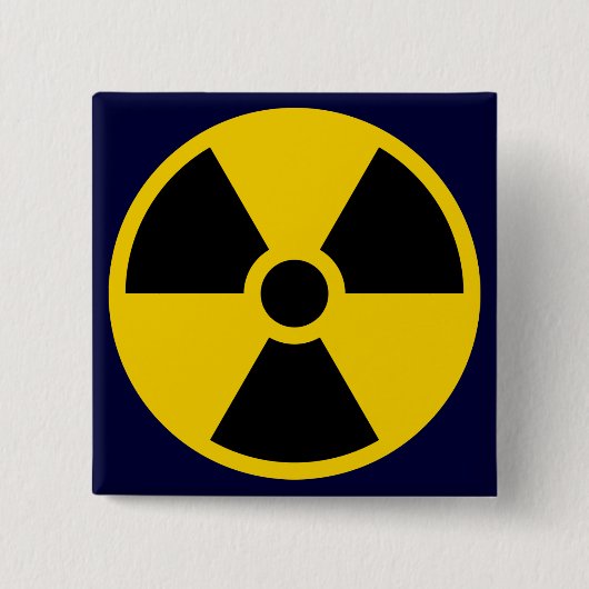 Nukes Vierkante Button 5,1 Cm (Voorkant)