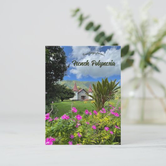 Nuku Hiva Frans-Polynesië Briefkaart (Staand voorkant)