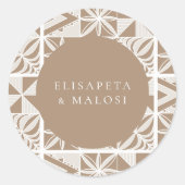 Nuku'alofa Ronde Sticker (Voorkant)