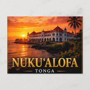 Nuku'alofa Tonga Oceanfront Eiland Reizen 🌍 Briefkaart