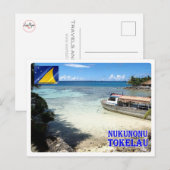 Nukunonu - Tokelau - Panorama - Briefkaart (Voorkant / Achterkant)