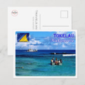 Nukunonu - Tokelau - Zee Uitzicht - Briefkaart (Voorkant / Achterkant)