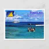 Nukunonu - Tokelau - Zee Uitzicht - Briefkaart (Voorkant)