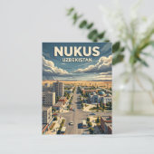 Nukus Oezbekistan Briefkaart (Staand voorkant)
