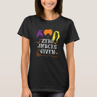 Nul Amucks Gegeven Amok Met Vleermuis Halloween He T-shirt