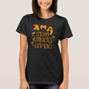 Nul Amucks met Cute Amuck Hologram Witte Craft T-shirt