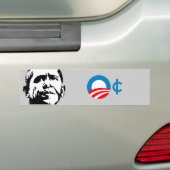 Nul cent bumpersticker (Op auto)
