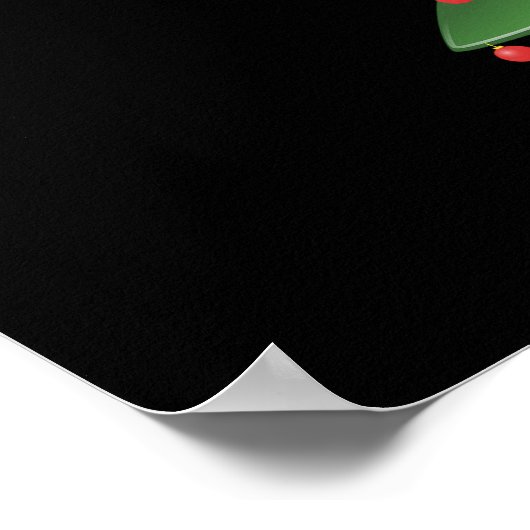 Nul dagen zonder kerstboom poster (Hoek)