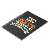 Nul dagen zonder vader Joke Comedian vader Notitieboek (Linkerzijde)