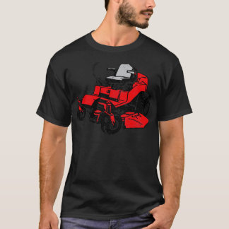 Nul-draai Riding Lawn Mower T-shirt