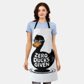 Nul Eenden Gegeven - Grappig Cool Eend Ontwerp Schort (Gedragen)
