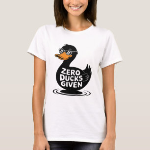 Nul Eenden Gegeven - Grappig Cool Eend Ontwerp T-shirt