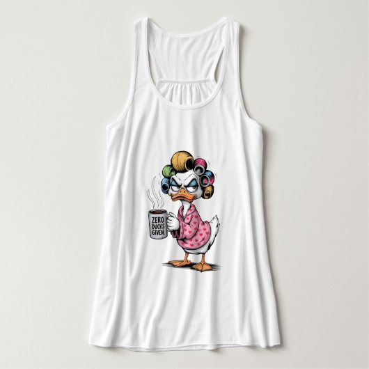 Nul Enten Gegeven Tanktop (Design voorkant)