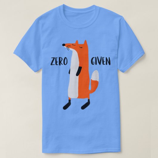 Nul Fo GegevenGrappig Schattig Fo  T-shirt (Design voorkant)