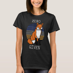 Nul Fox gegeven door Sarcastische woordgroep Joke  T-shirt