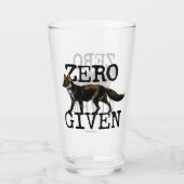 Nul (Fox) gegeven Glas (Achterkant)