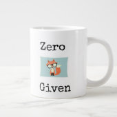 Nul "fox" gegeven grote koffiekop (Rechts)