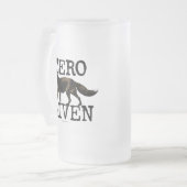 Nul (Fox) gegeven Matglas Bierpul (Voorkant links)