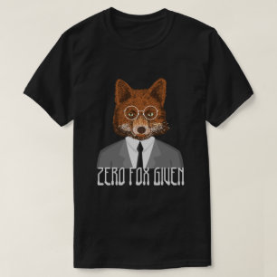 Nul Fox in een pak en bril T-shirt