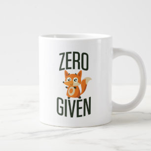 Nul Fox met 20 oz koffie-Mok Grote Koffiekop