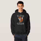 Nul Fox toegediend Hoodie (Voorkant volledig)