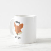 Nul Fox toegediend Koffiemok (Voorkant links)