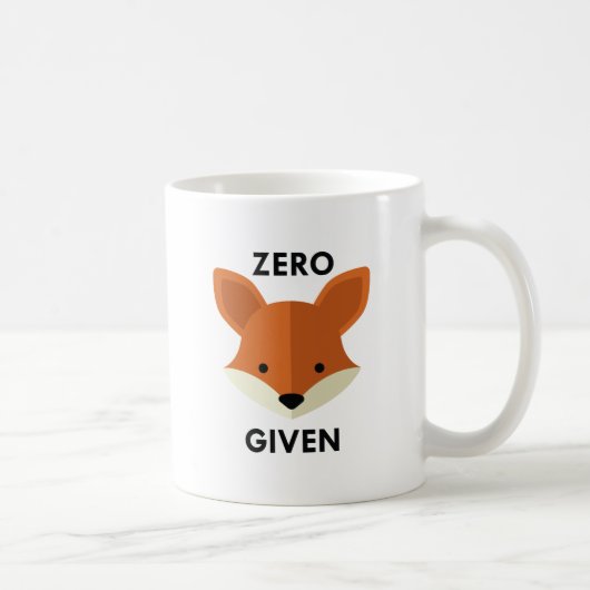 Nul Fox toegediend Koffiemok (Rechts)