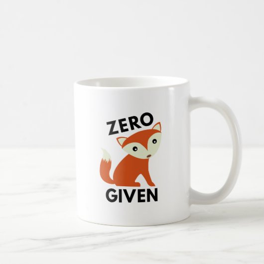 Nul Fox toegediend Koffiemok (Rechts)