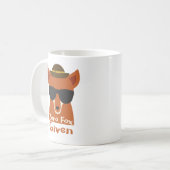 Nul Fox toegediend Koffiemok (Voorkant links)