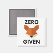 Nul Fox toegediend Magneet (Voorkant / Achterkant)