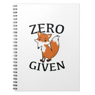 Nul Fox toegediend Notitieboek
