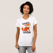 Nul Fox toegediend T-shirt (Voorkant volledig)