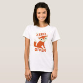 Nul Fox toegediend T-shirt (Voorkant volledig)