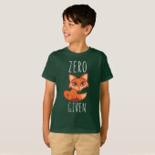 Nul Fox toegediend T-shirt (Voorkant volledig)