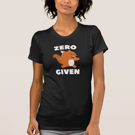 Nul Fox toegediend T-shirt (Voorkant)