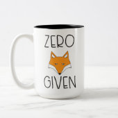 Nul Fox toegediend Tweekleurige Koffiemok (Links)