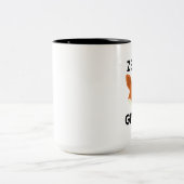 Nul Fox toegediend Tweekleurige Koffiemok (Center)