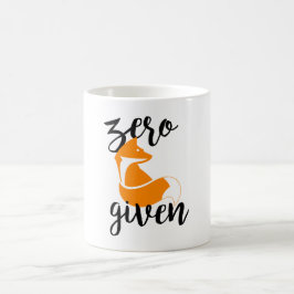 Nul Fox toegediend - Witte 11 oz klassieke Mok