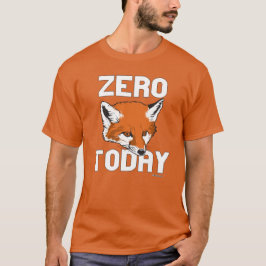Nul Fox vandaag T-shirt