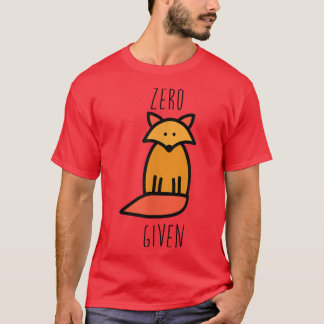 Nul gegeven t-shirt