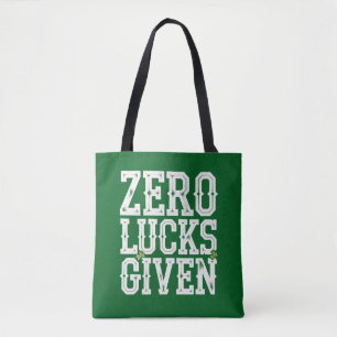 Nul geluk gegeven Funny St Patrick's Day Iers Tote Bag